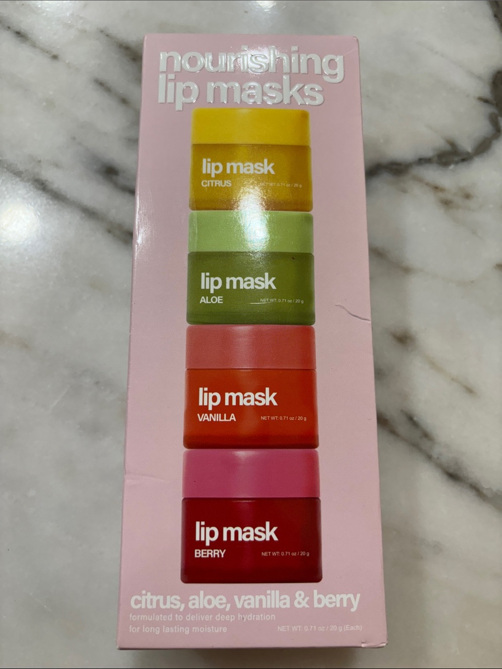 Nourishing Lip Masks - Citrus, Aloe, Vanilla & Berry
